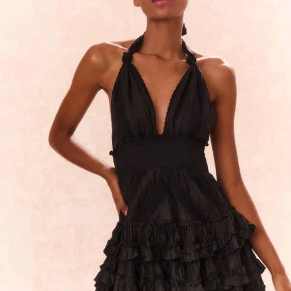 NWT LoveShackFancy Quintelle Dress | Black | Size S | $595 Retail - Picture 10 of 11